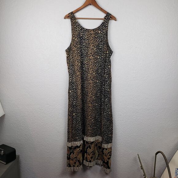 Vintage Cactus Flower Apron Dress - L - Picture 5 of 7